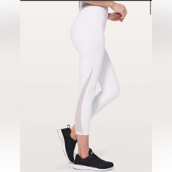 Lululemon Train Times 7/8 Pant *25" White Sz 6 - Picture 3 of 16